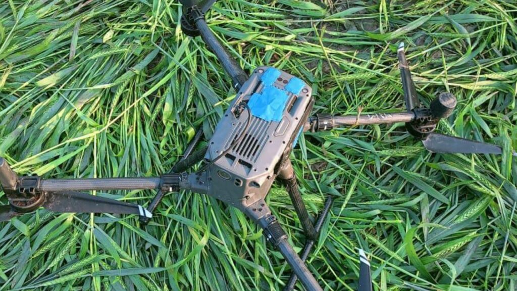 Pakistani Drone with 3kg payload caught by BSF Punjab along with Punjab Police